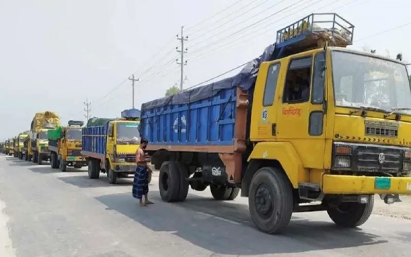 ঈদকে ঘিরে ৬ দিন মহাসড়কে ট্রাক ও লরি চলাচল বন্ধ