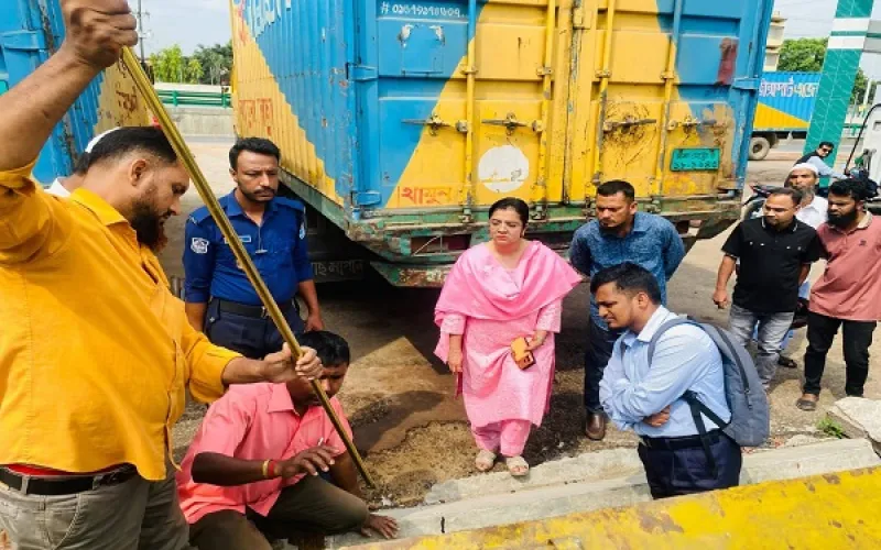 কালীগঞ্জে ফিলিং স্টেশনে মোবাইল কোর্ট অভিযান, অনিয়মে জরিমানা