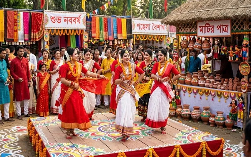শুভ নববর্ষ ১৪৩৩: রঙে-আনন্দে বাঙালির প্রাণের উৎসব পহেলা বৈশাখ