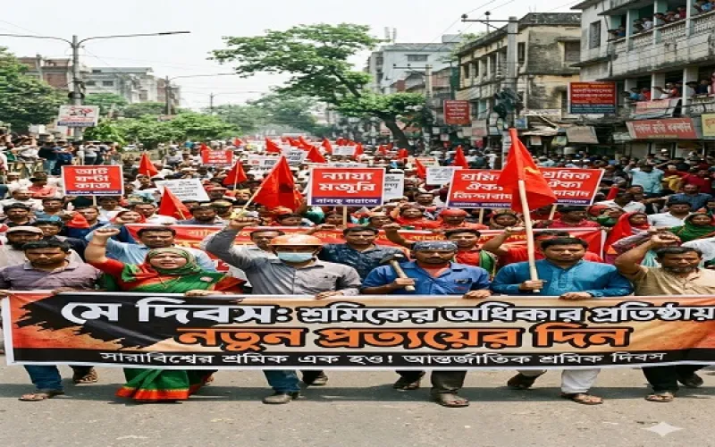 মে দিবস: শ্রমিকের অধিকার প্রতিষ্ঠায় নতুন প্রত্যয়ের দিন